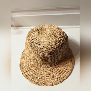 Vintage Scala Collection Fully Woven Straw Fitted Baseball Cap – Rare, EUC